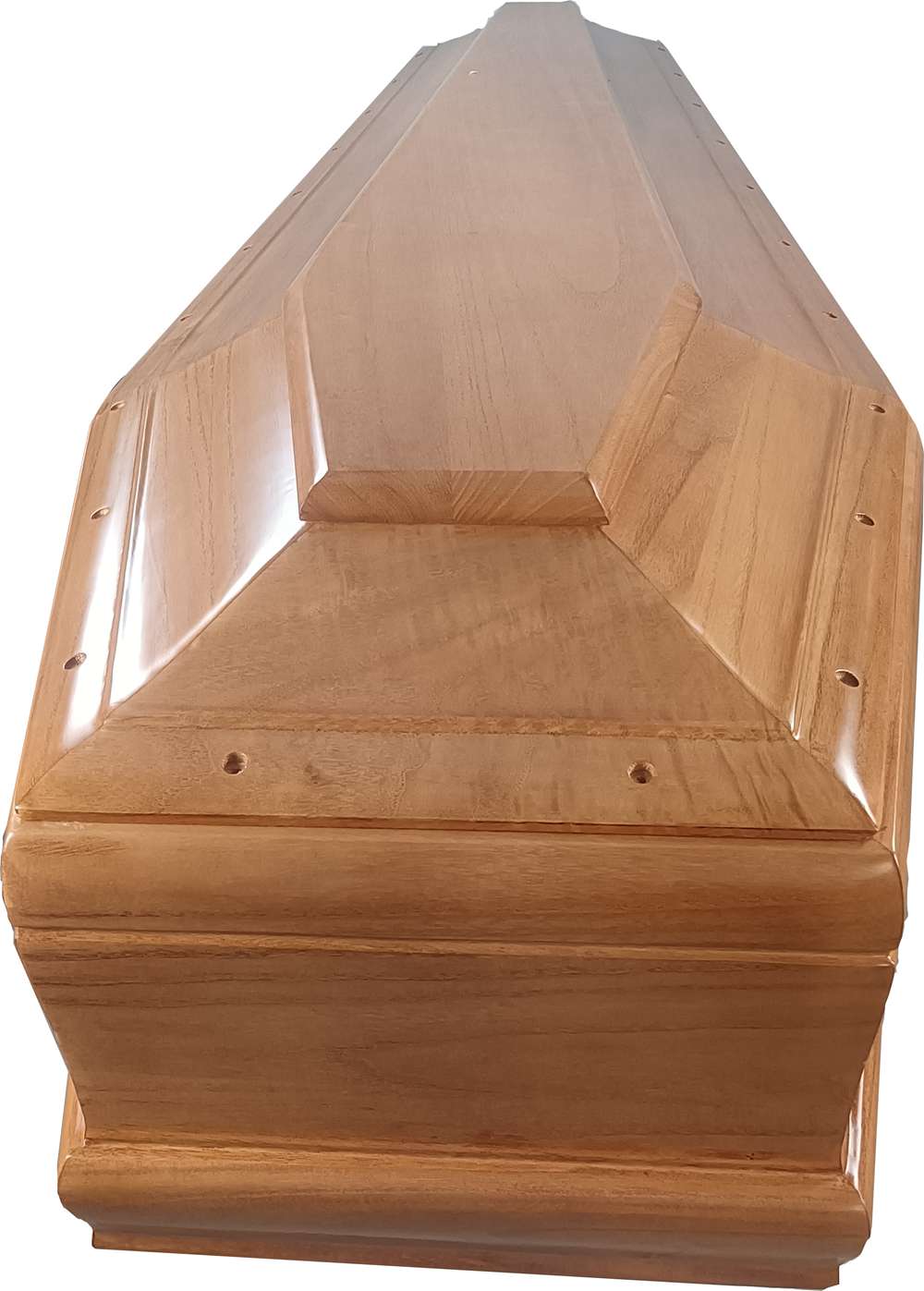 wood coffin