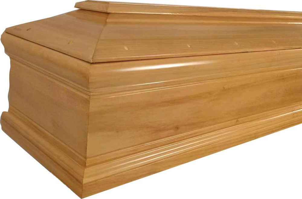 Paulownia Solid Wood Burial Coffin